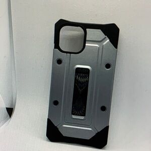 Protective Silver and Black Phone Case